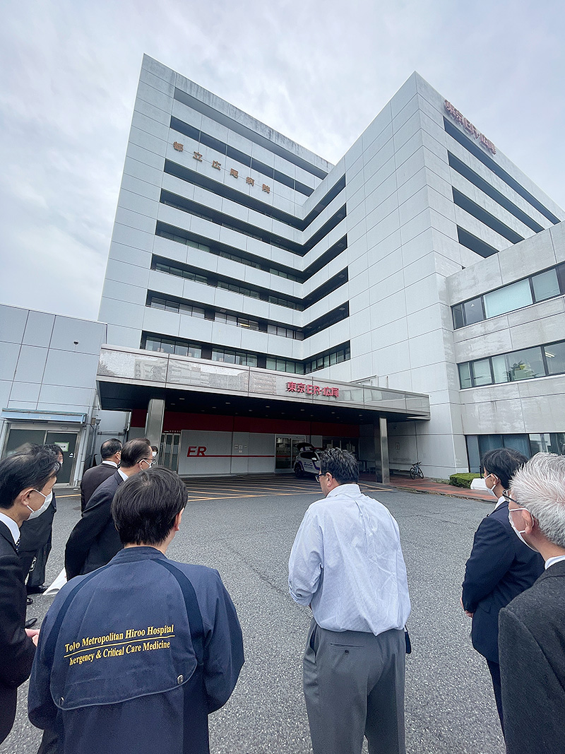 広尾病院を視察